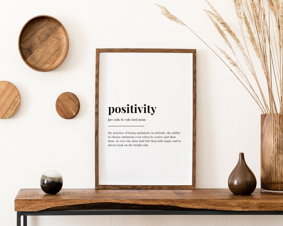 Positivity Print, Quote Wall Art Print - Image 3