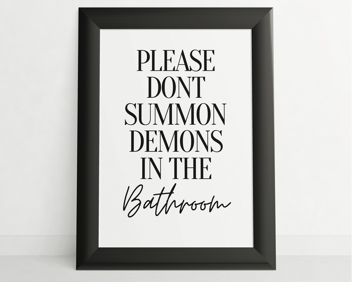 Halloween Prints, Don't Summon Demons - Image 2