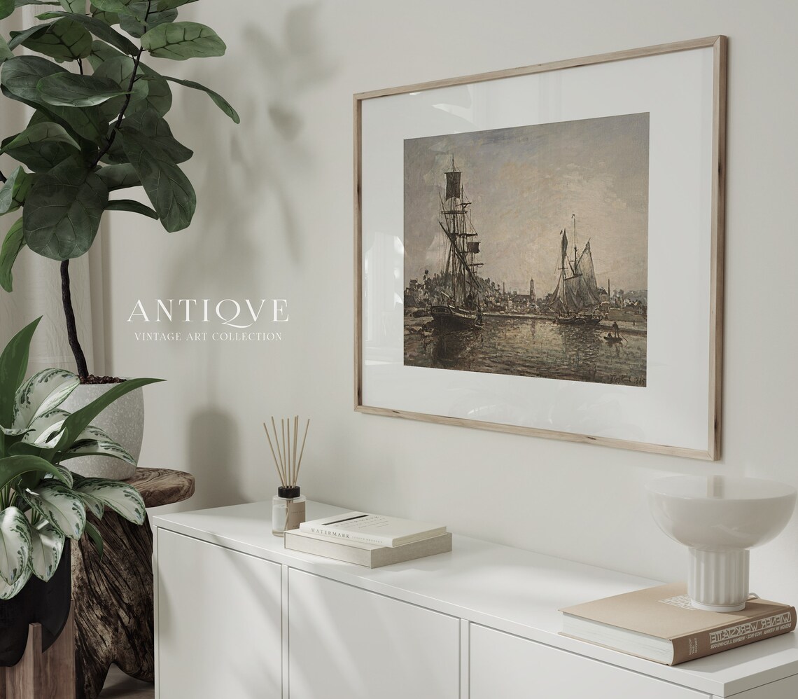 Vintage Nautical Ocean Art Print, Antique Sea Artwork - Image 3