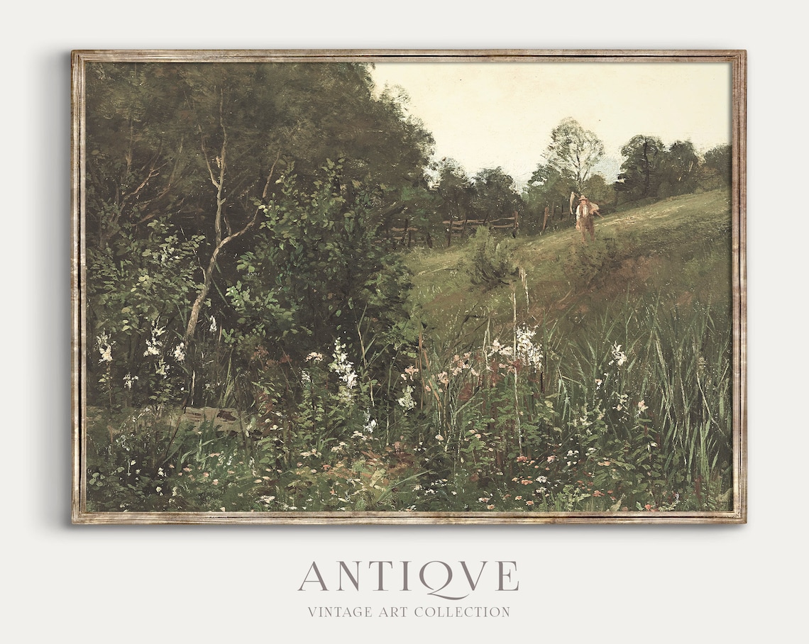 Vintage Farming Art Print, Farmhouse Decor