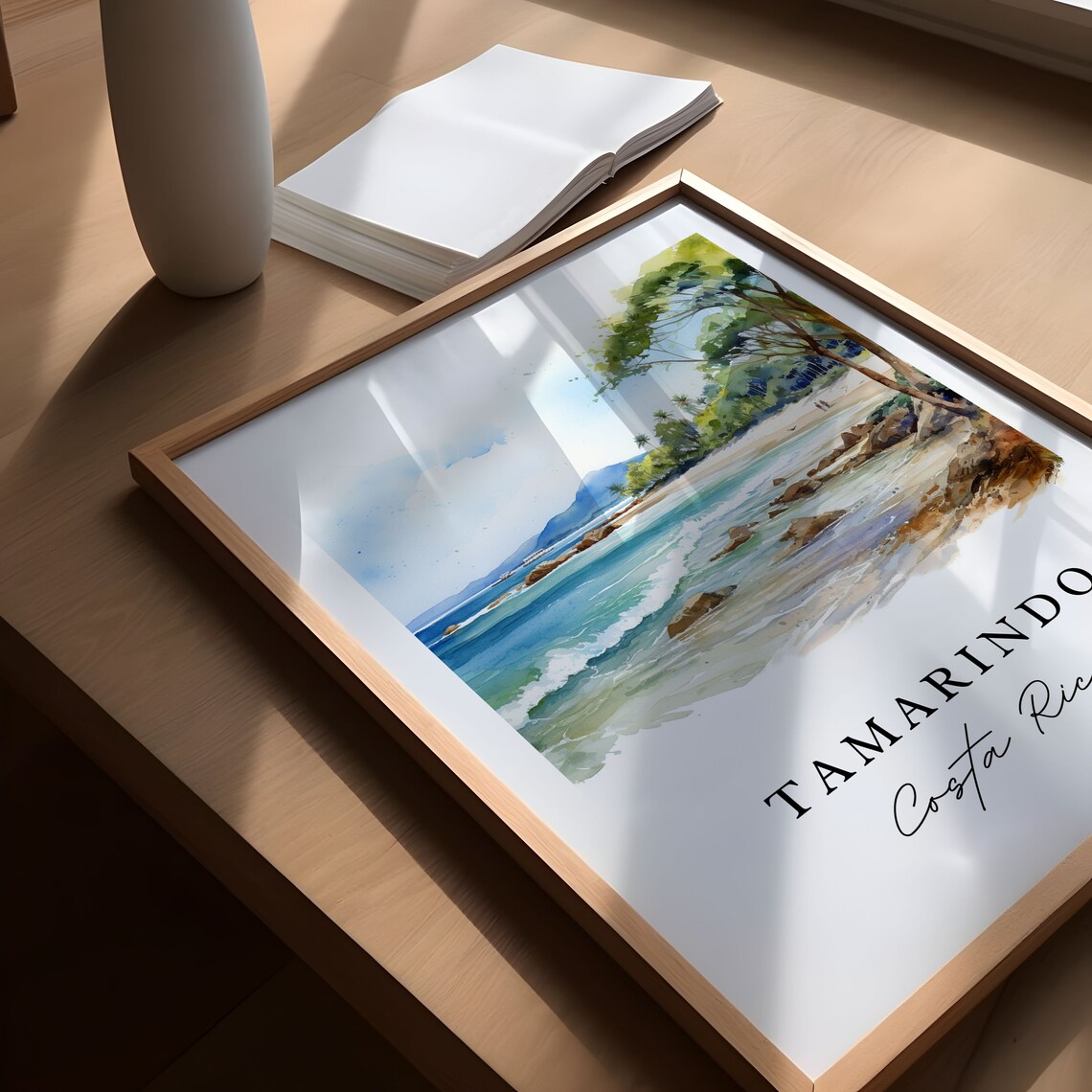 Tamarindo Traditional Travel Poster, Costa Rica - Image 5