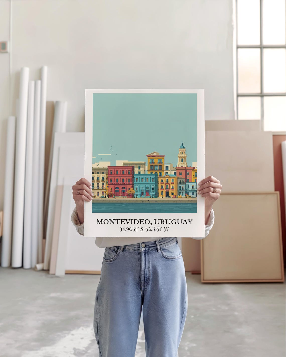 Montevideo Art Retro Travel Home Decor Uruguay Gift Prints Housewarming - Image 6