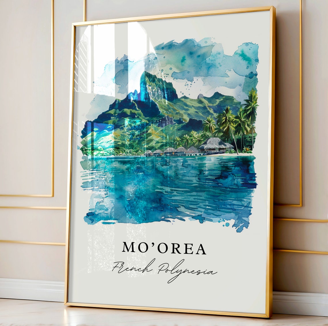 Moorea Housewarming Travel Poster - Image 4