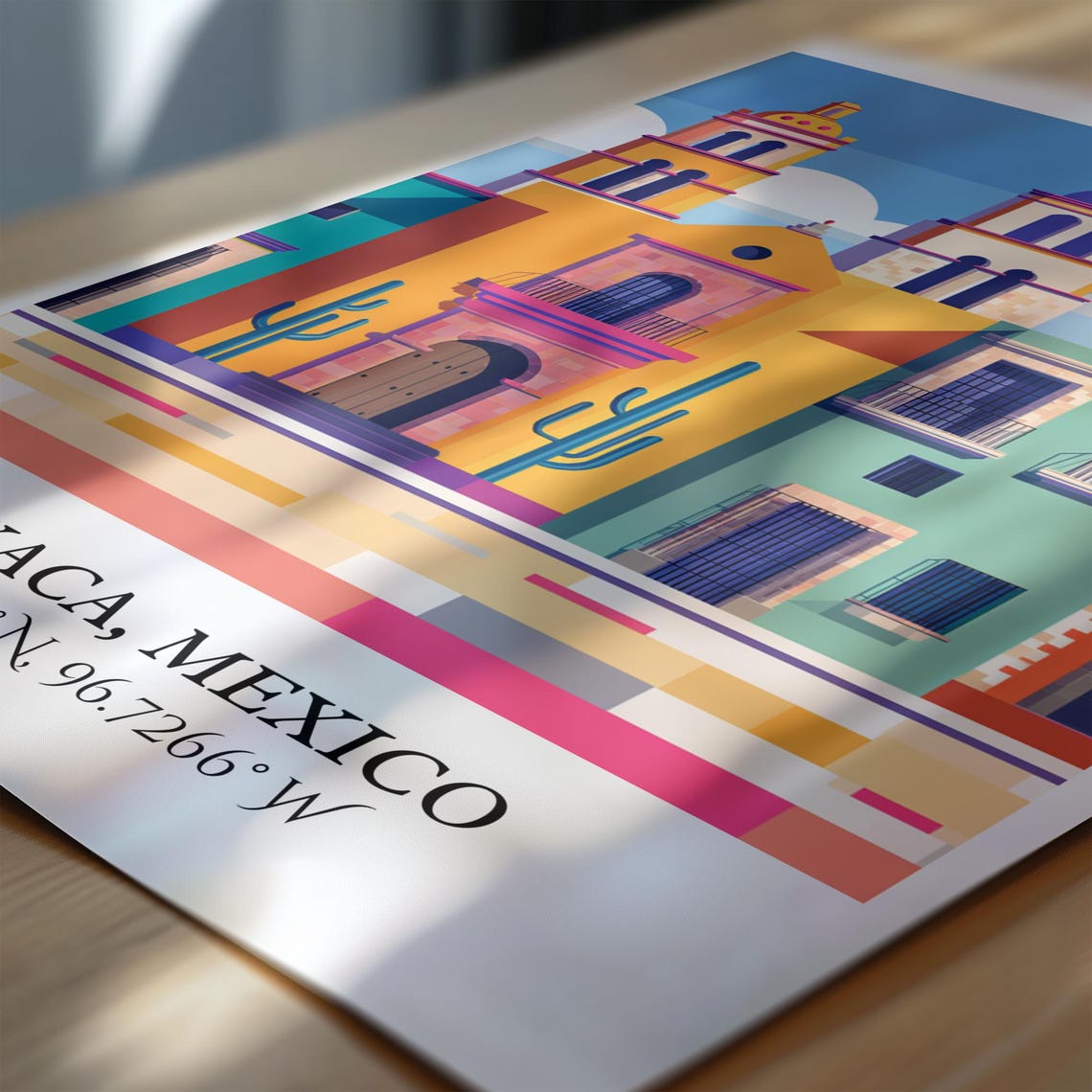 Oaxaca Art Retro Travel Mexico Home Decor Gift Prints Housewarming - Image 7