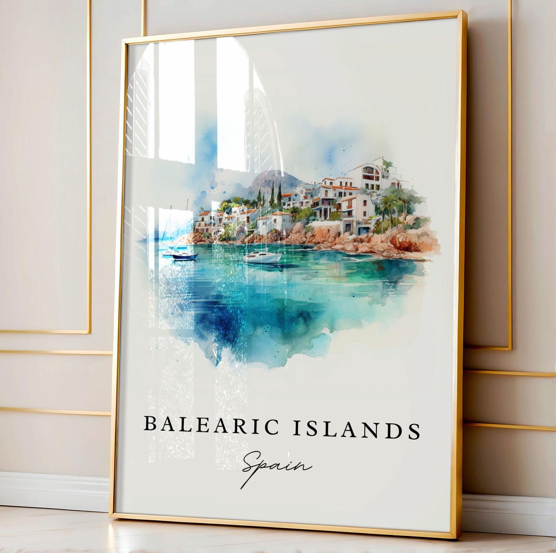 Balearic Islands Spain Mallorca Travel Poster - Image 4