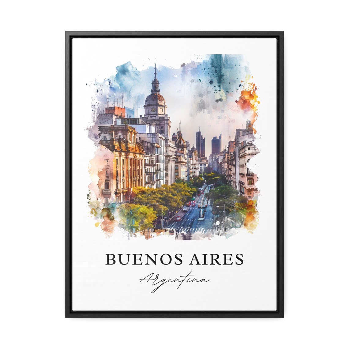 Buenos Aires Housewarming Travel Poster - Image 3