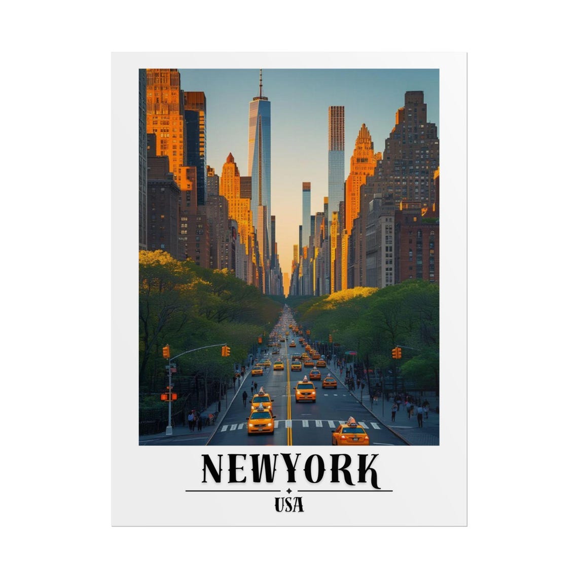 New York City Travel Poster Nyc Wall Art New York City Print Nyc Travel Poster New York City Wall Art New York City Home Decor Nyc Art - Image 2