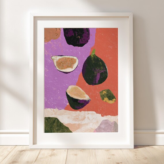 Figs Abstract Modern Fruit Composition