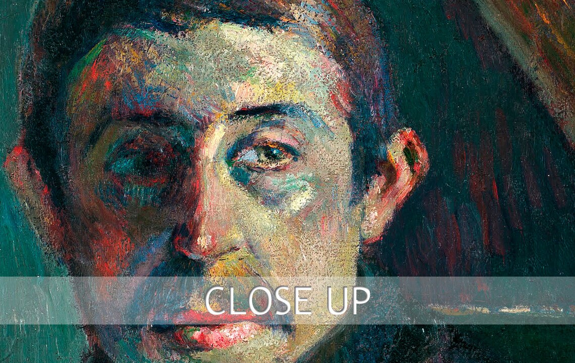 Paul Gauguin Self Portrait Artist with Palette Post Impressionist Poster - Image 2