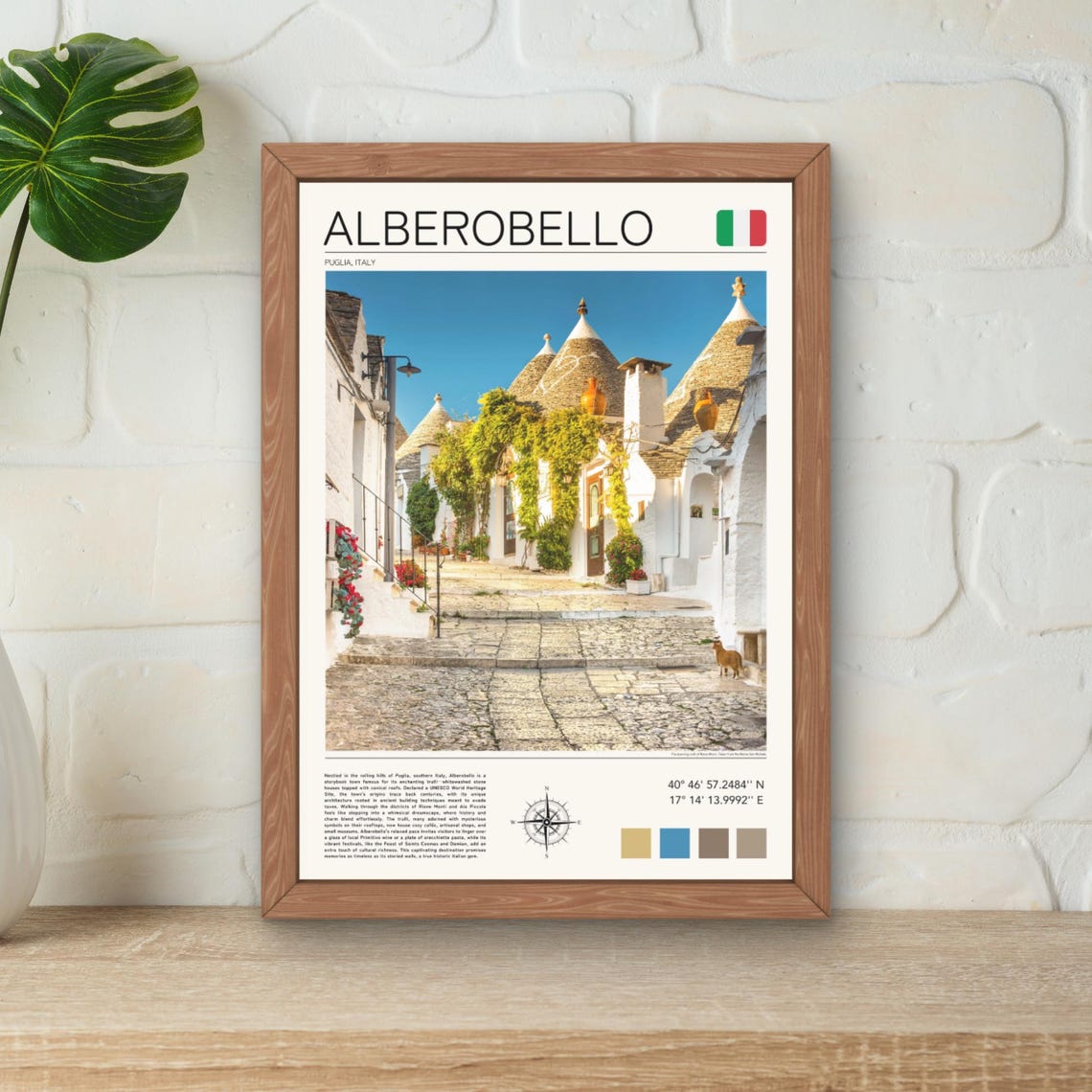 Alberobello Print Alberobello Wall Art Alberobello Trulli Houses Alberobello Puglia Poster Alberobello Rione Monti Puglia Travel Print