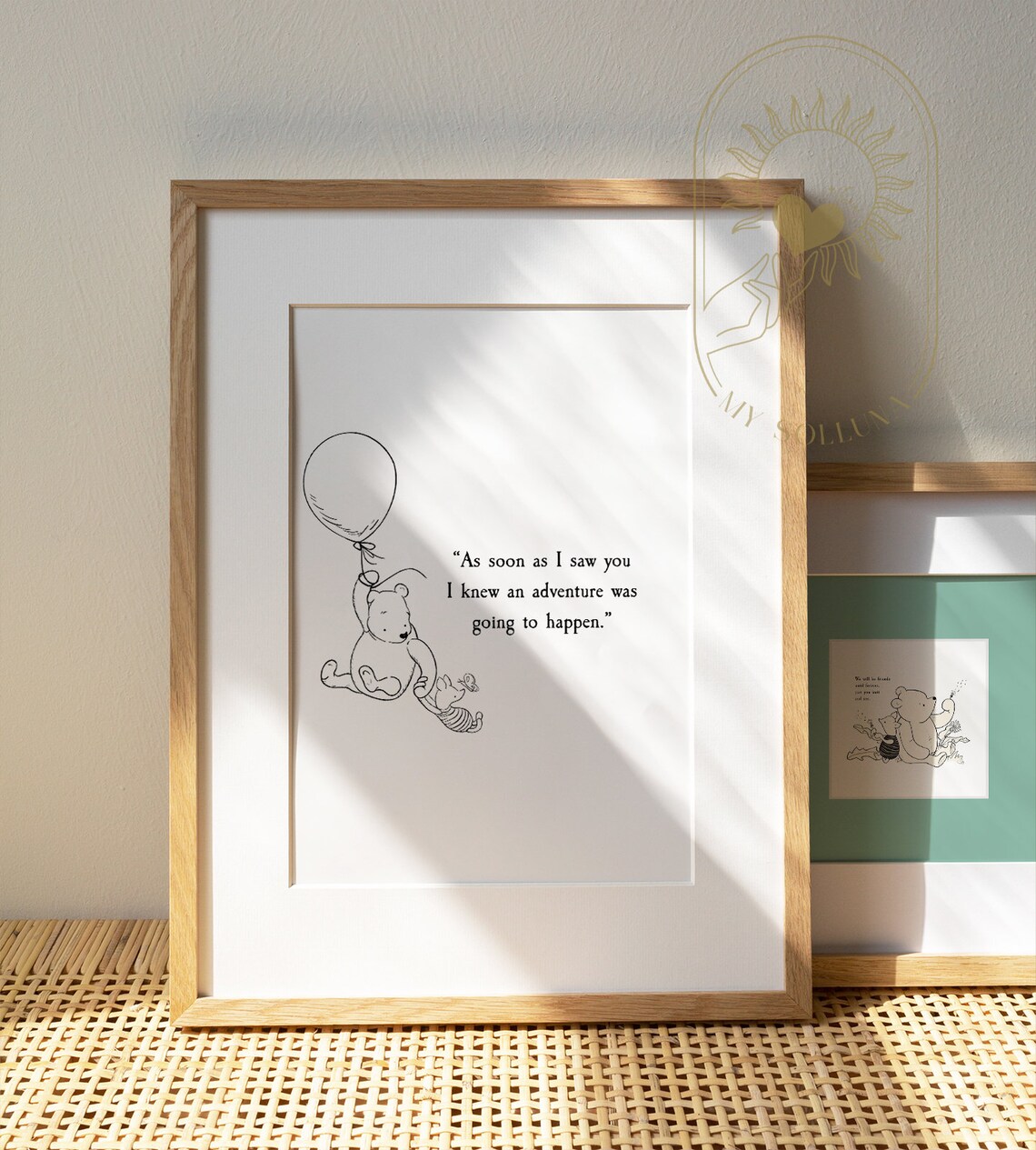 Winnie the Pooh Quote Art Print, Nursery Decor - Image 4