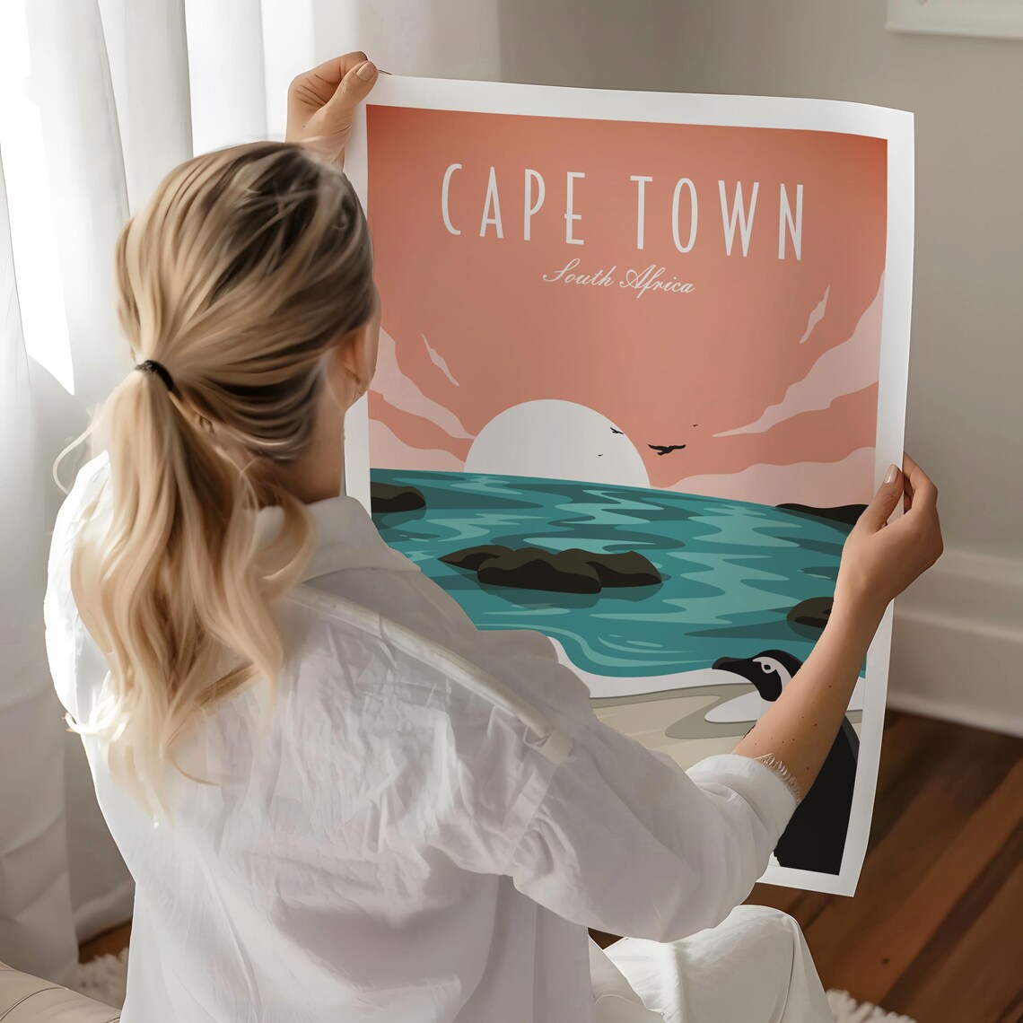 Cape Town Travel Poster, Retro Minimalist Decor - Image 6
