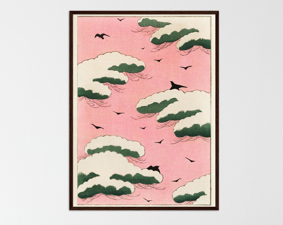 Japanese Pink - Traditional Travel Poster