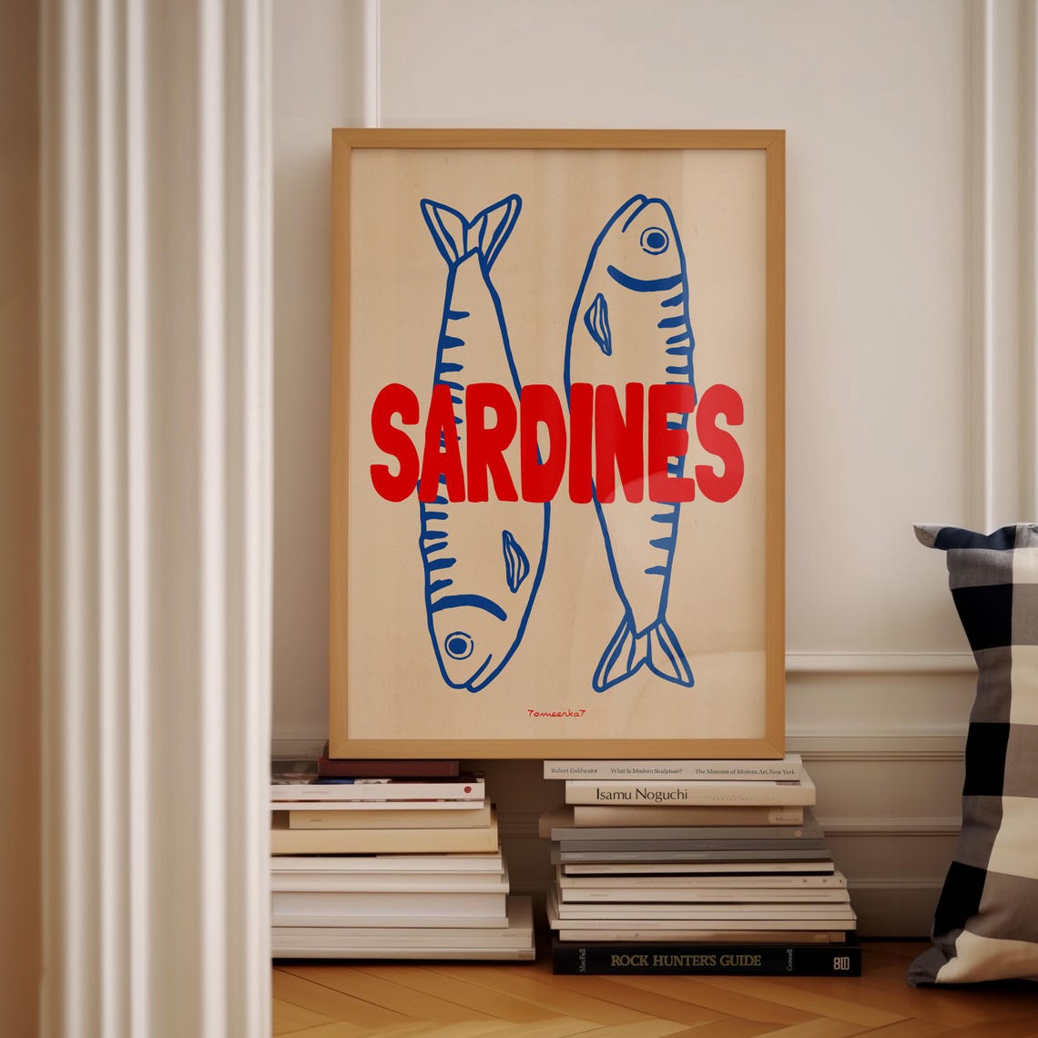 Sardines Retro Kitchen Wall Art Print - Image 2