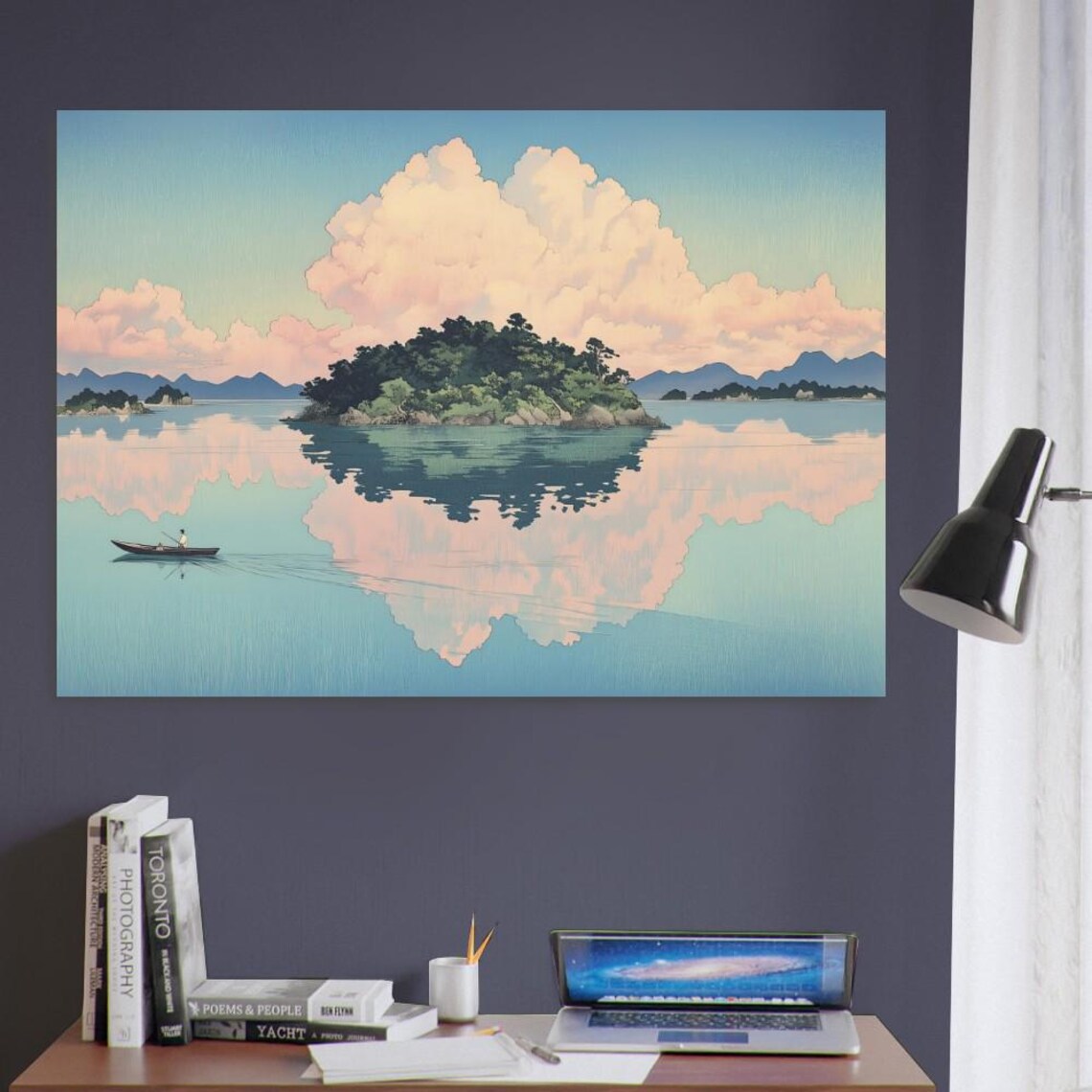 Hokusai Ukiyo-E Japanese Landscape, Wall Art Print - Image 2