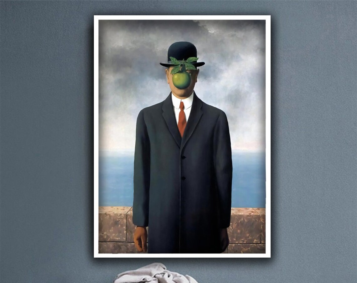 René Magritte Son Of Man Surrealist Art Print