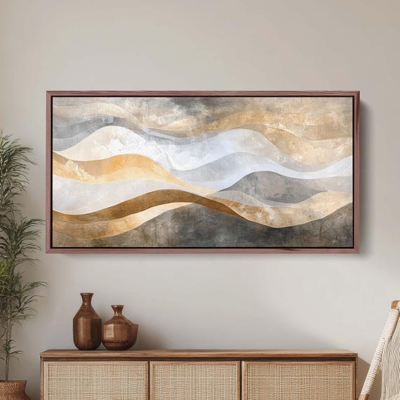 Morning Fog Mountains Mountain Landscape Abstract Minimalism Scandinavian Mountains