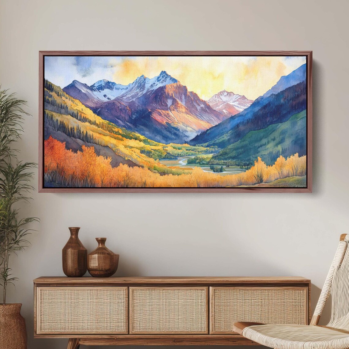 Telluride Colorado Fall Mountains Landscape Art Print