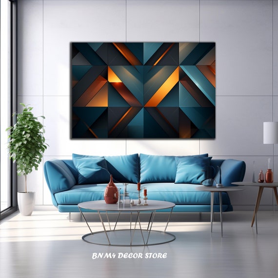 Geometric Tempered Glass Art Mother Earth Glass Art Voxel Wall Art Glass Printing Housewarming Gift Large Wall Art Home Decor Art