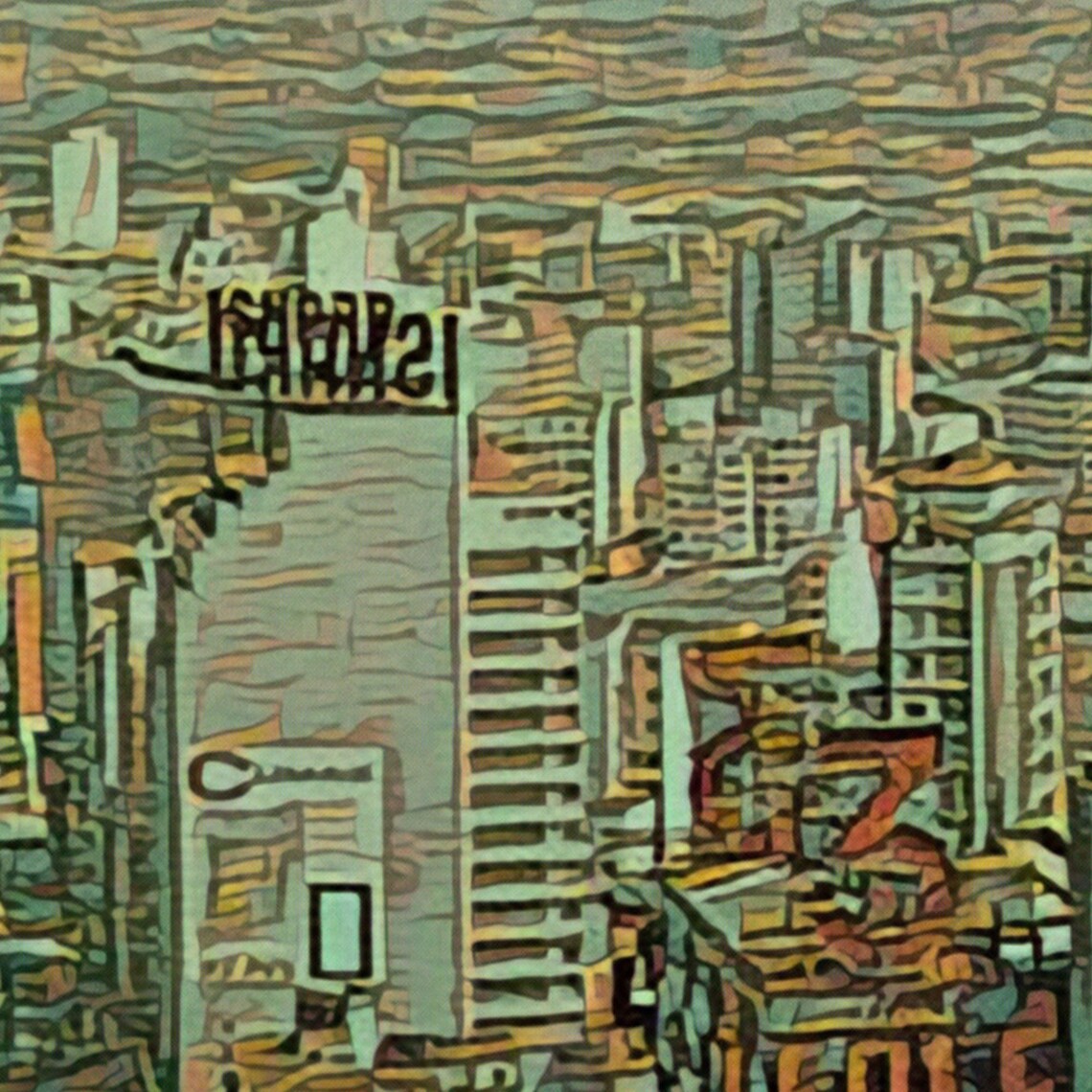 Sao Paulo Brasil Sprawling Cityscape Panorama Vintage Travel Poster - Image 4