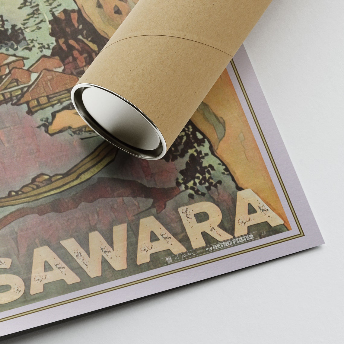 Minna Jima Poster Ogasawara By Alecse Limited Edition Japan Travel Poster Japan Gallery Wall Print Of Ogasawara Japandi Decoration - Image 2