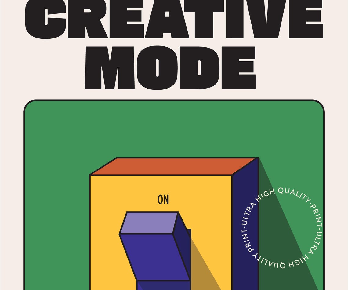 Creative Mode Print Creativity Wall Art Aesthetic Bedroom Apartment Decor Inspiring Quotes Colorful Retro Prints Gift For Creatives - Image 5