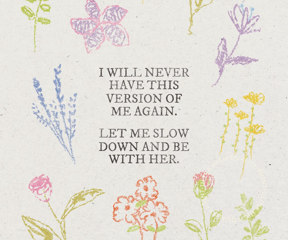 I Will Never Have This Version Of Me Again Pastel Botanical Print Art - Image 5