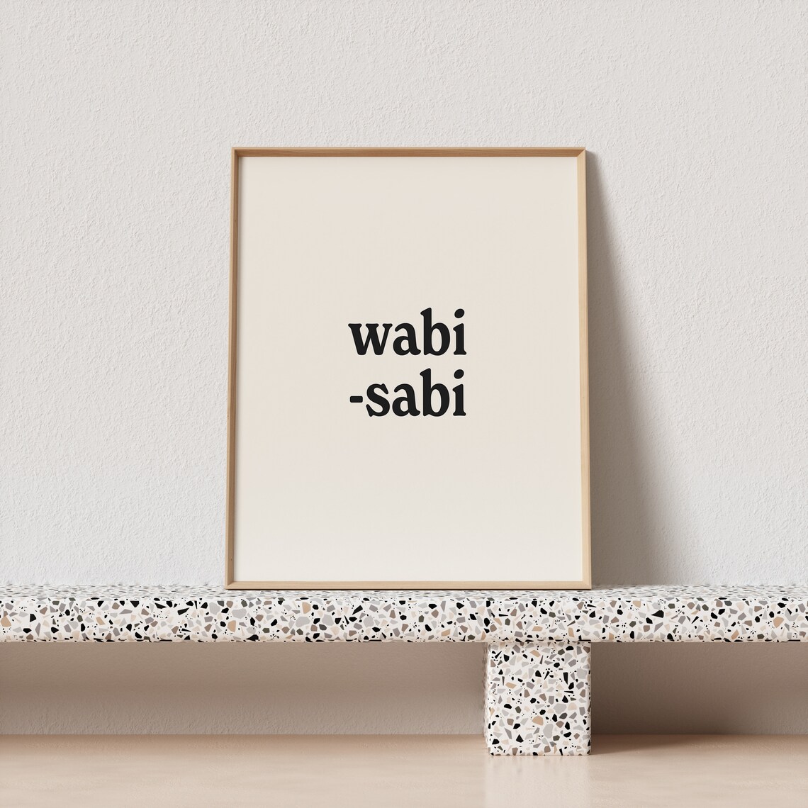 Wabi Sabi Minimalist Lowercase Serif Japanese Aesthetic Poster - Image 4