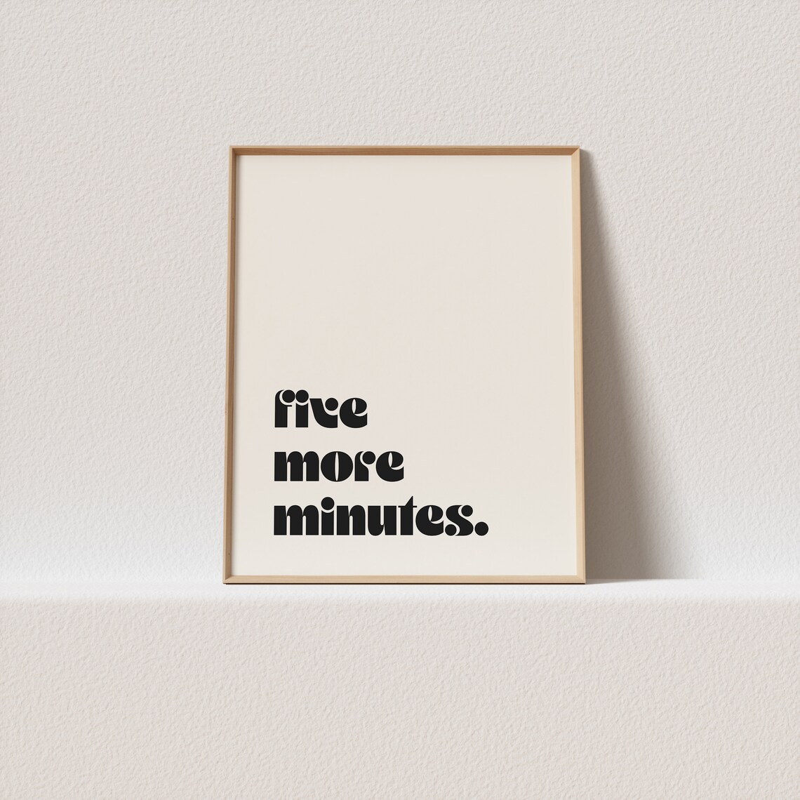 Funny Bathroom Quote Neutral Wall Art Print