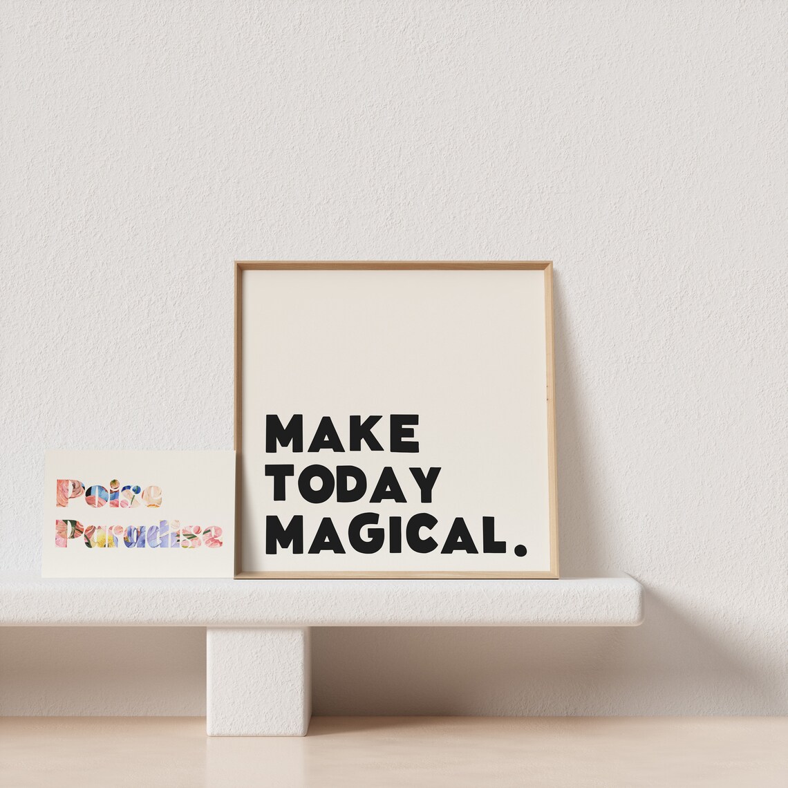Make Today Magical Wonky Type Square Poster - Image 3