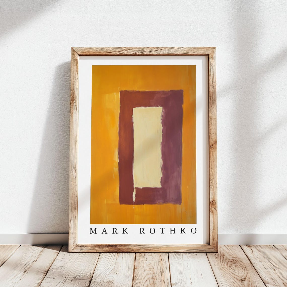 Mark Rothko Poster Abstract Expressionism Color Field Print Mark Rothko Print Modern Abstract Museum Poster Modern Wall Decor