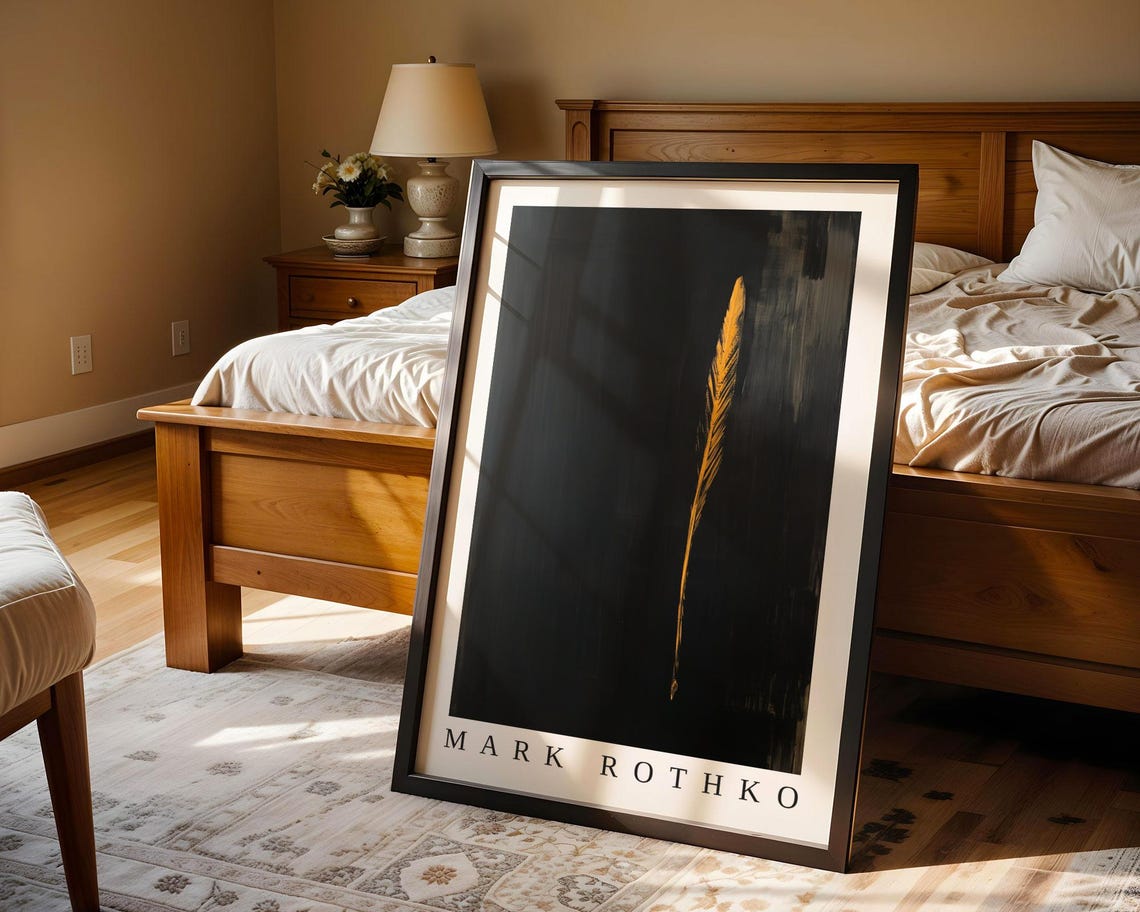 Mark Rothko Poster Abstract Expressionism Color Field Print Mark Rothko Print Modern Abstract Museum Poster Modern Wall Decor - Image 4