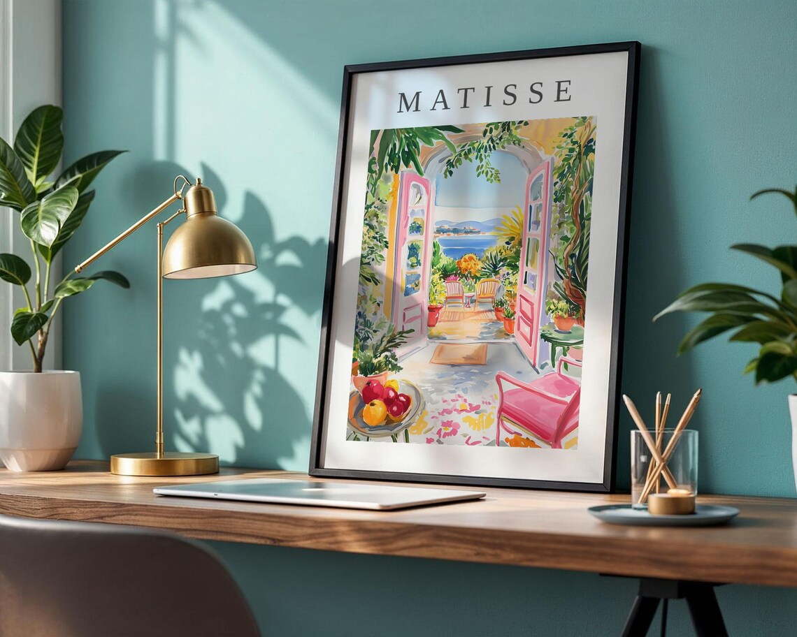 Henri Matisse Joyful Abstract Room With Sea View - Image 2