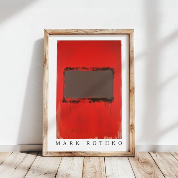 Mark Rothko Poster, Abstract Expressionism