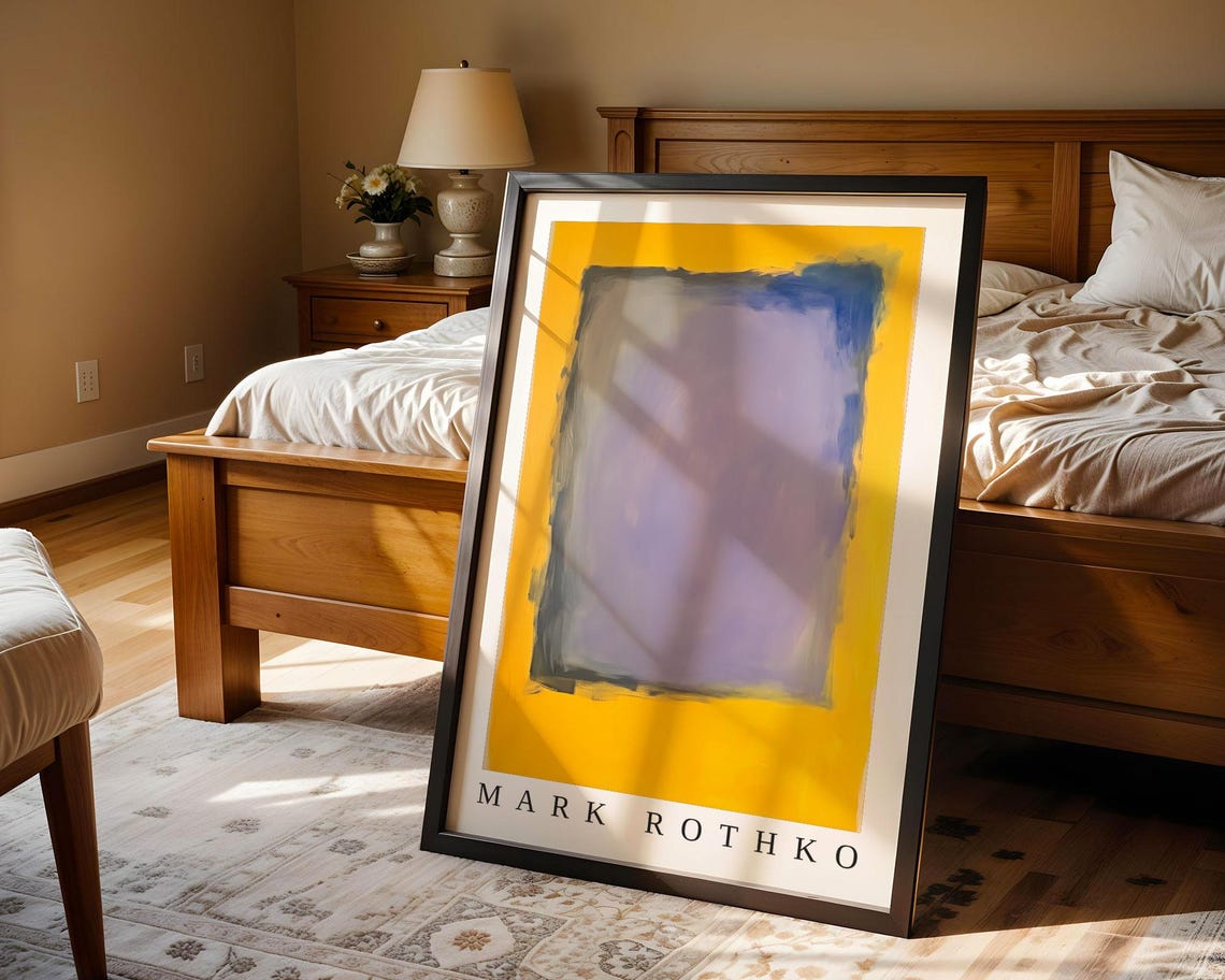 Mark Rothko Poster Abstract Expressionism Color Field Print Mark Rothko Print Modern Abstract Museum Poster Modern Wall Decor - Image 4