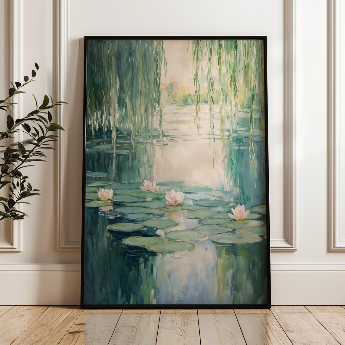 Claude Monet Water Lilies, Impressionist Poster
