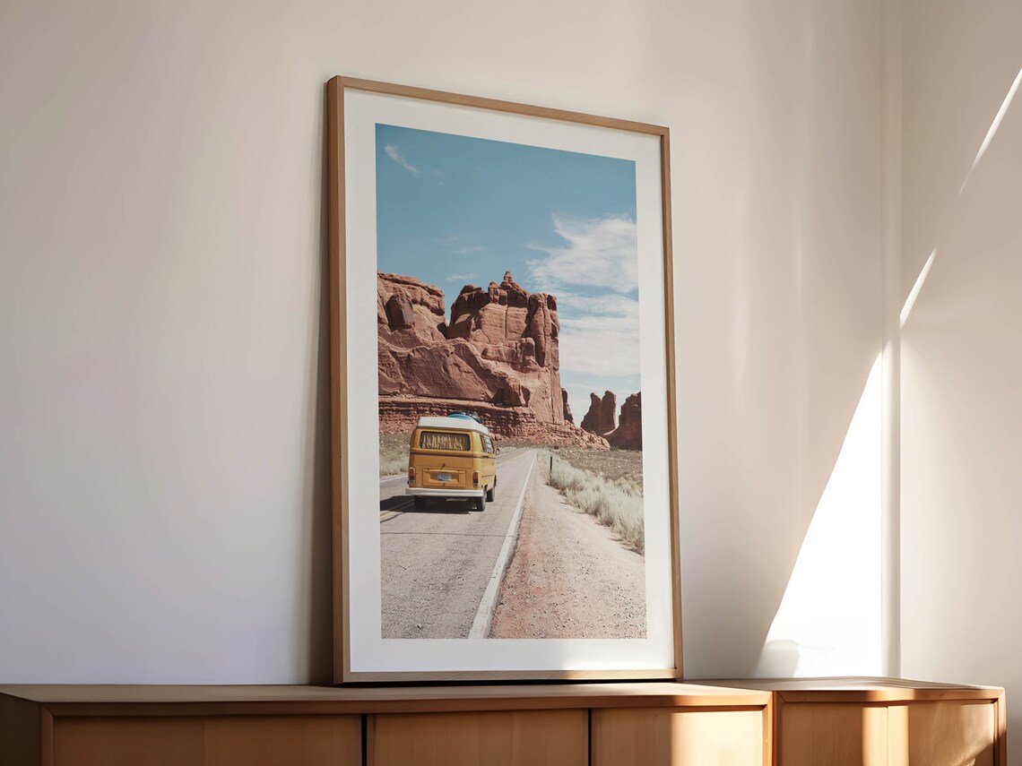 Utah Travel Snapshot, Red Rock Arches Travel Poster - Image 2