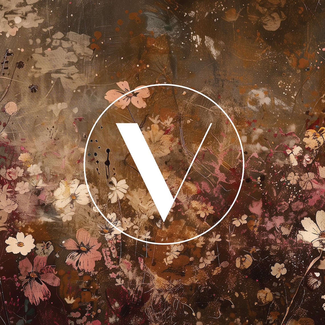 Moody Vintage Wildflowers Botanical Art Print - Image 2
