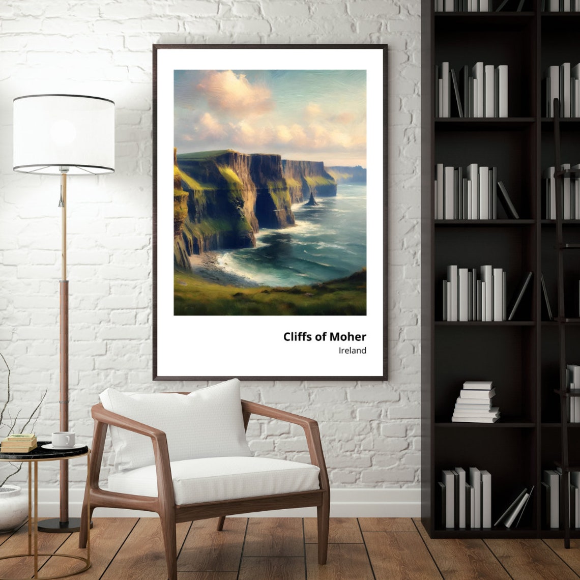 Cliffs of Moher Ireland Dramatic Sea Cliffs Coastal View Poster - Image 5