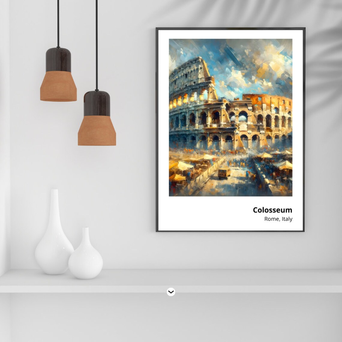 Colosseum Rome Italy Ancient Amphitheater Historic Art Poster - Image 4