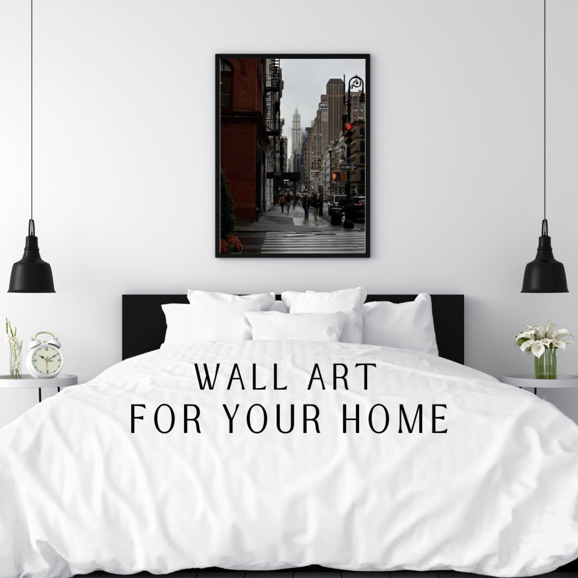New York City Street Crosswalk Chrysler Building Photography Poster - Image 2