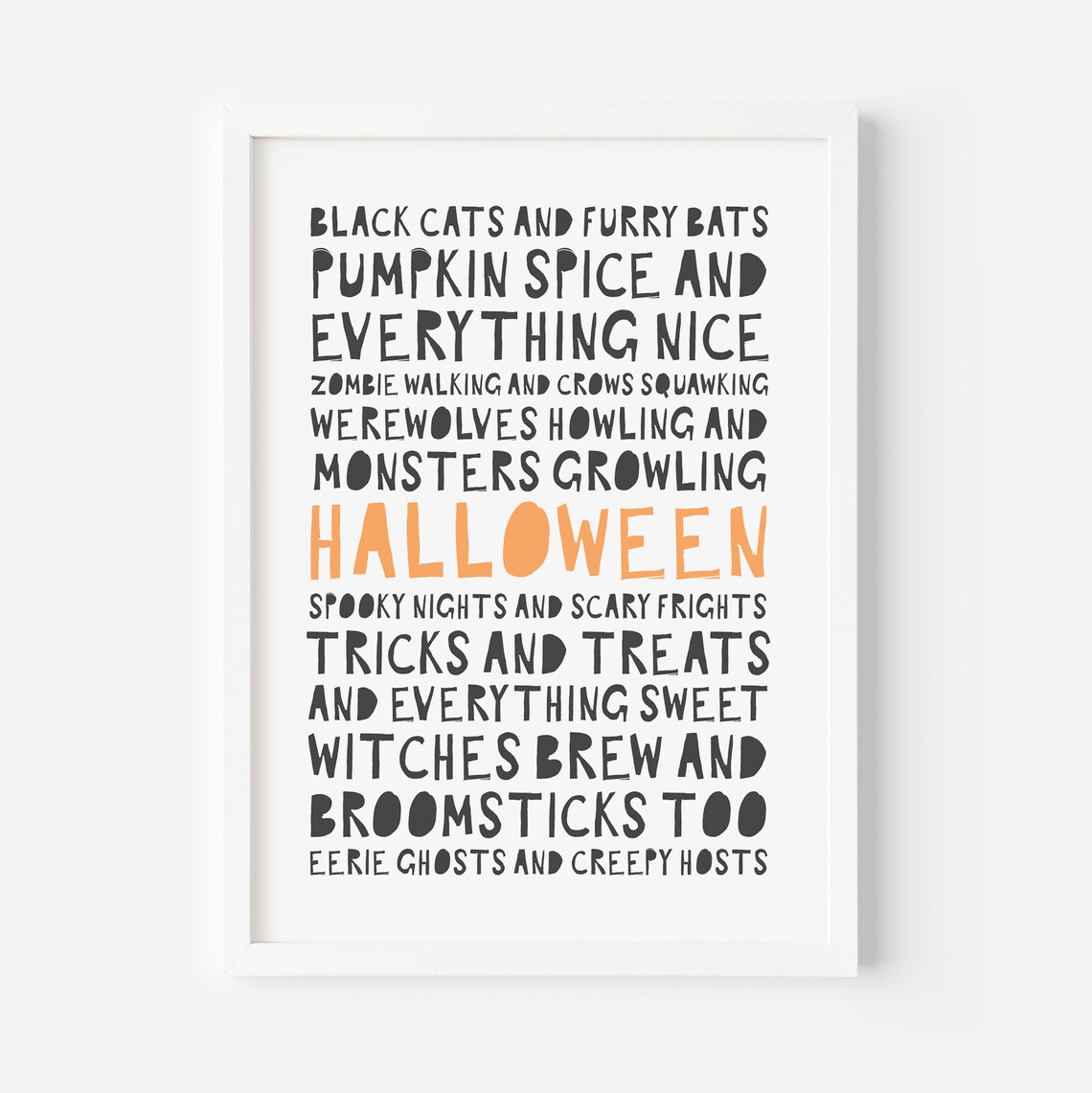 Halloween October Decor Scary Kids Party Poster - Image 2
