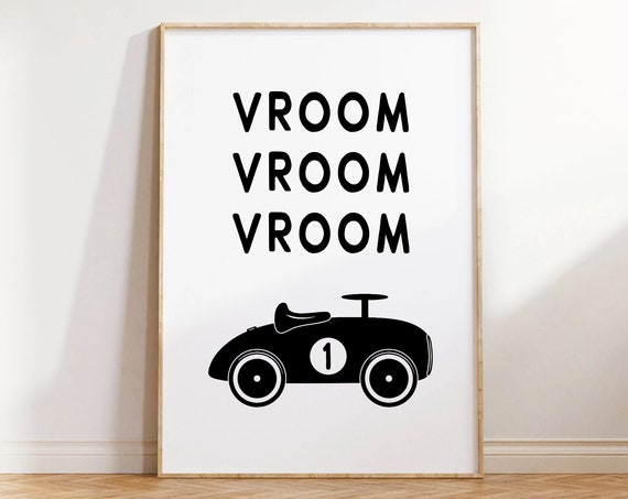 Racing Car Nursery Prints Boy Playroom Wall Art Race Car Nursery Decor Car Playroom Wall Art Playroom Wall Decor Race Sports