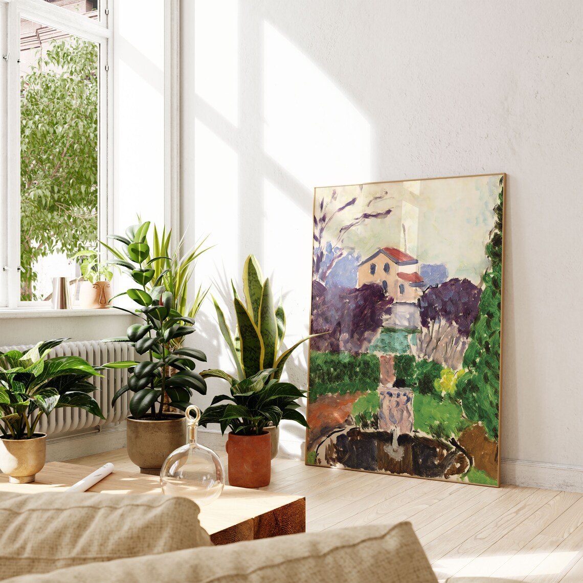 Henri Matisse Artists Garden Red Roof House Impressionist Poster - Image 4