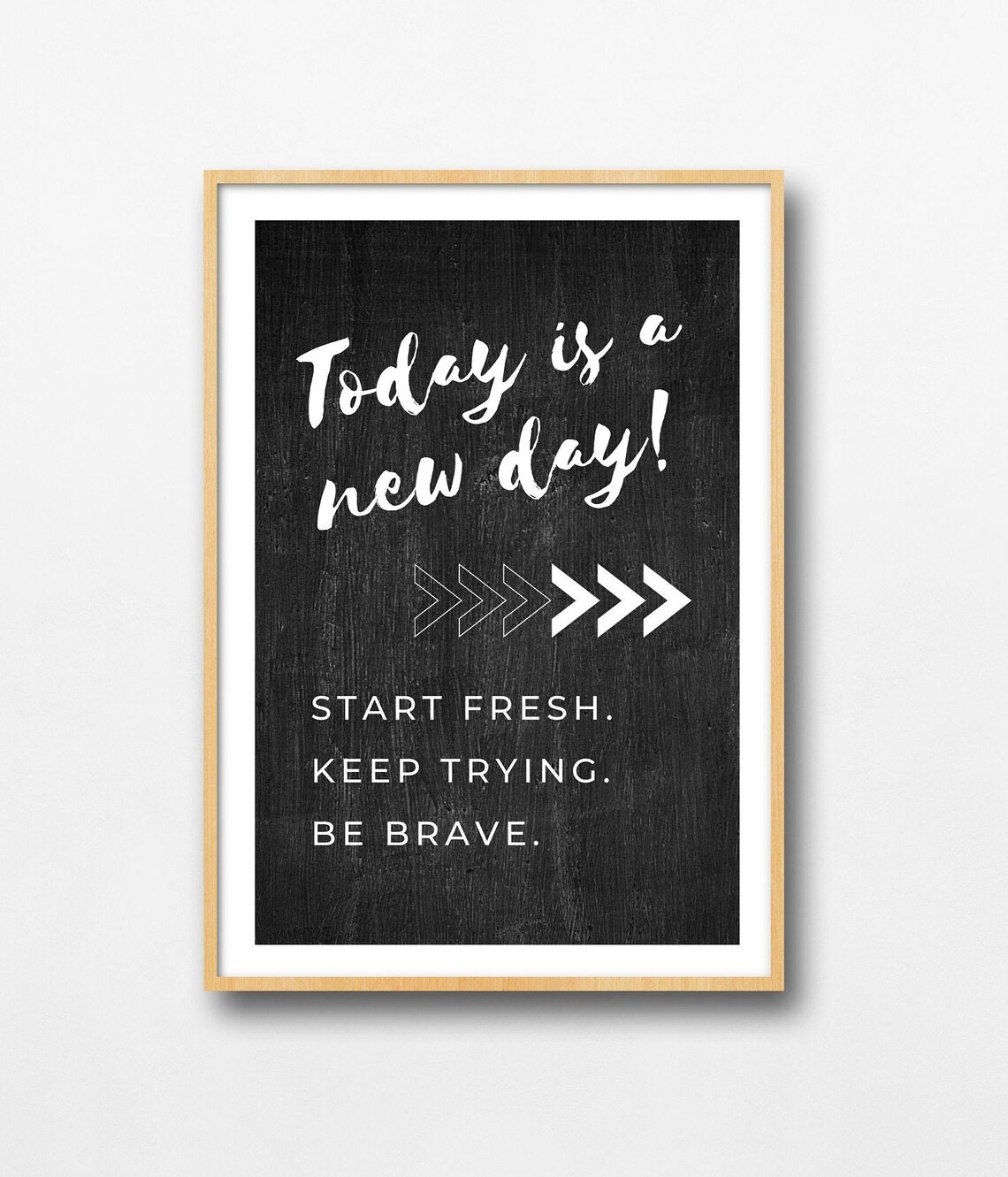 Today Is A New Day Motivation Classroom Poster - Image 2