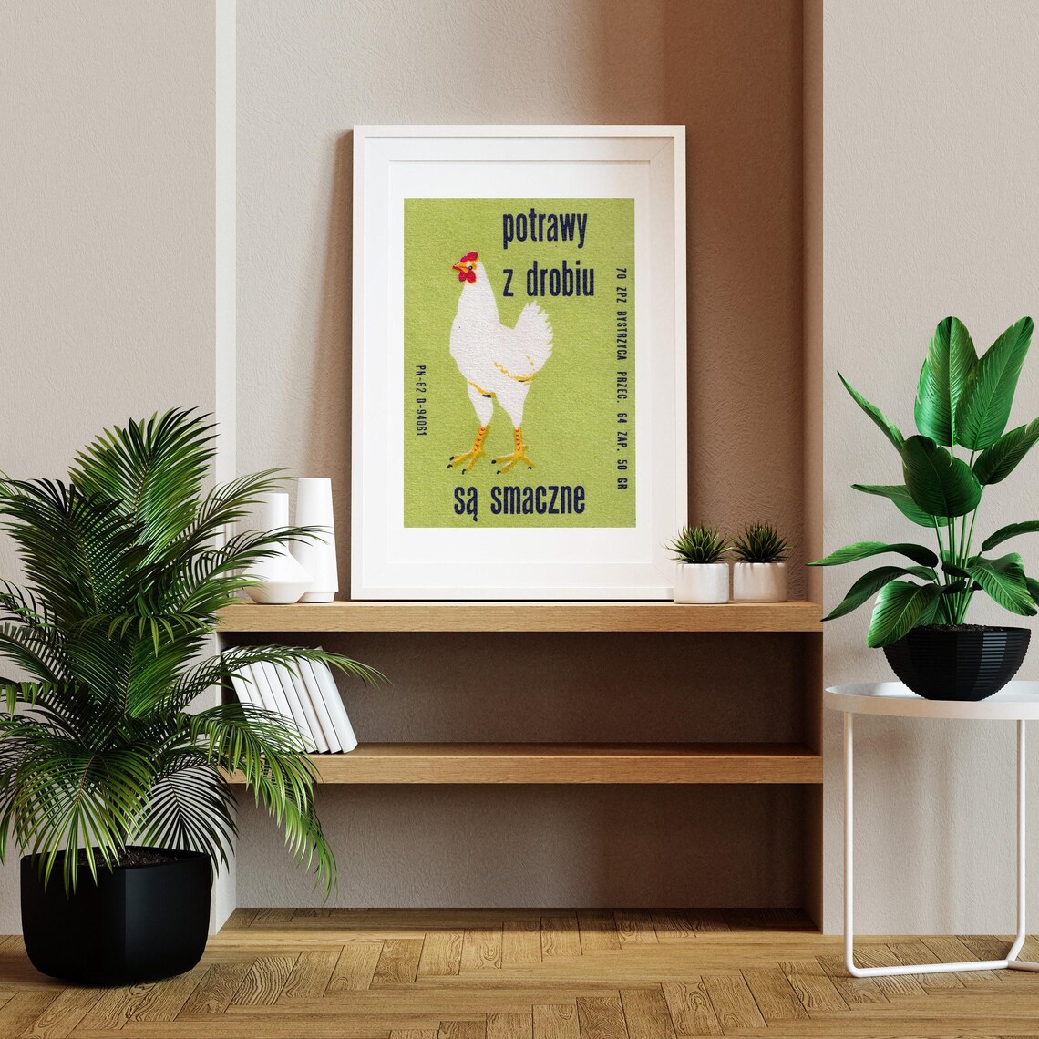 Poultry Is Delicious Vintage Poster Print - Image 2