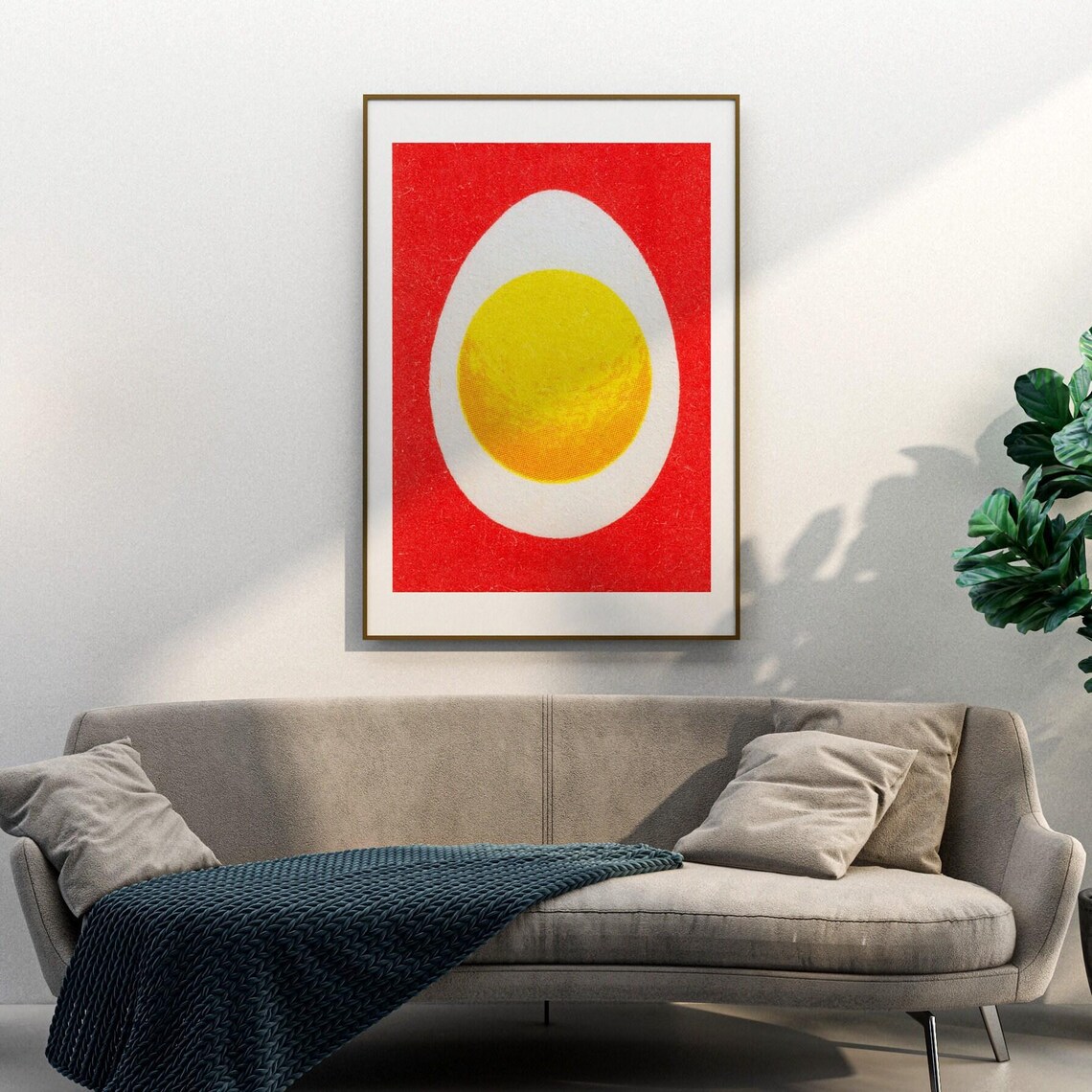Golden Egg Matchbox Vintage Poster Print - Image 3
