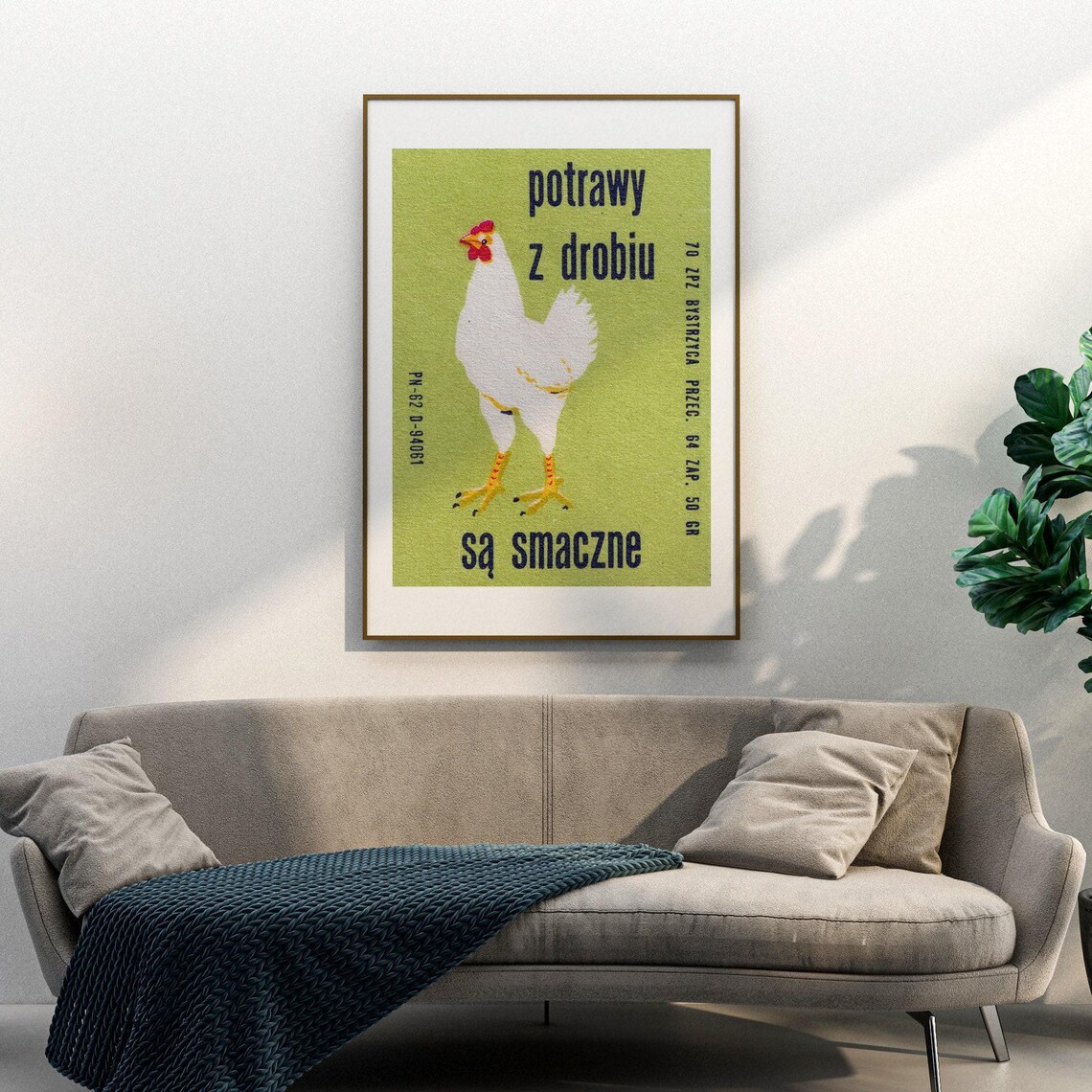 Poultry Is Delicious Vintage Poster Print - Image 3