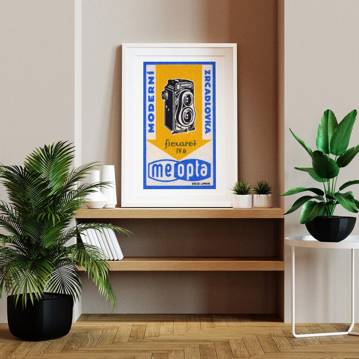 Vintage Camera Matchbox Czech Wall Poster Print - Image 2