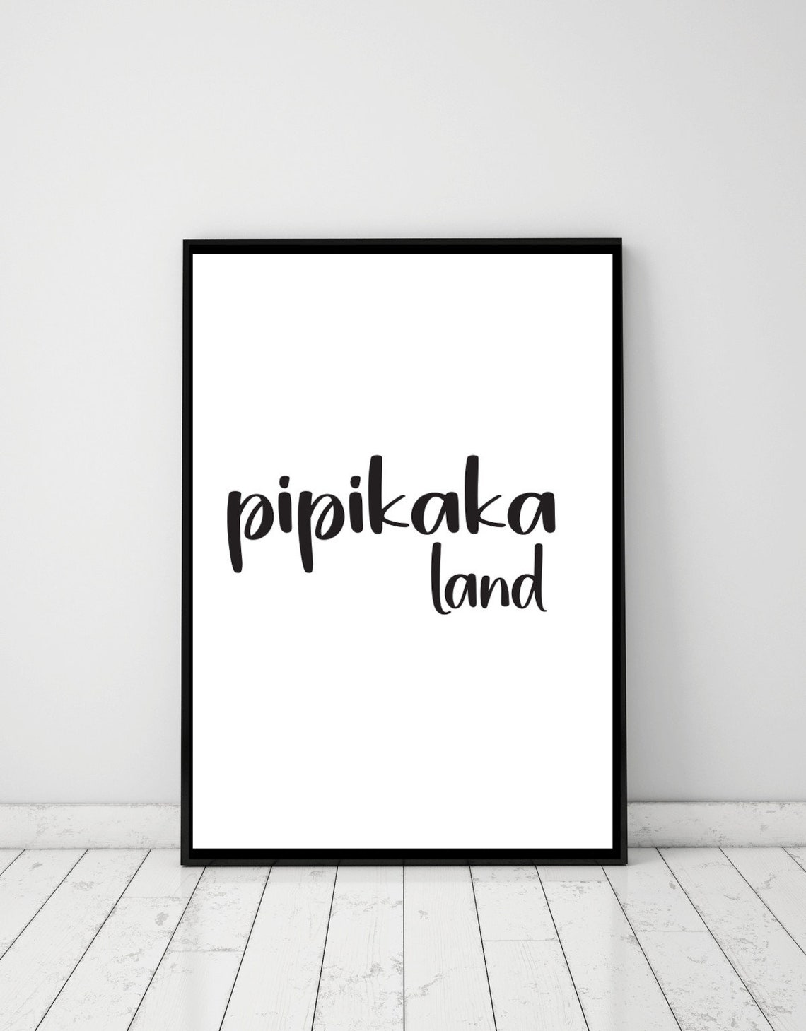 Pipikaka Land Cheeky Funny German Bathroom Typography Quote Poster - Image 2